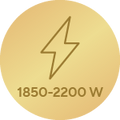 Moc 1850–2200 W dla szybkiego podgrzewania2