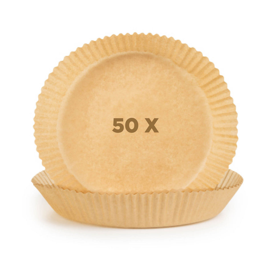 Zestaw 50 arkuszy papieru do pieczenia Frytownica powietrzna Rosmarino - Okrągłe, 20 cm
