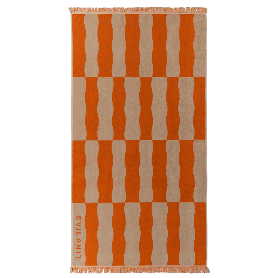 Svilanit premium duży ręcznik plażowy Retro, 100 x 180 cm