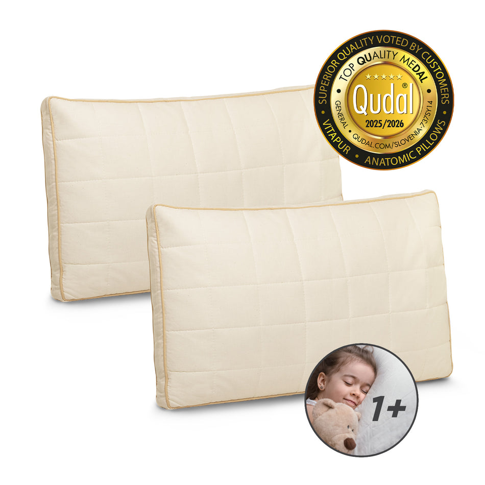 [2-pak] Poduszka dziecięca z włóknami bambusowymi My First Pillow