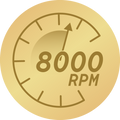 Do 8 000 obr./min2